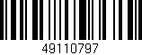 Código de barras (EAN, GTIN, SKU, ISBN): '49110797'