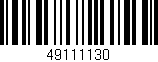Código de barras (EAN, GTIN, SKU, ISBN): '49111130'