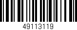 Código de barras (EAN, GTIN, SKU, ISBN): '49113119'
