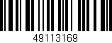 Código de barras (EAN, GTIN, SKU, ISBN): '49113169'