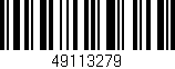 Código de barras (EAN, GTIN, SKU, ISBN): '49113279'