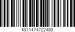 Código de barras (EAN, GTIN, SKU, ISBN): '4911474722489'