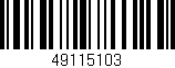 Código de barras (EAN, GTIN, SKU, ISBN): '49115103'