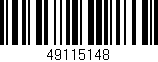 Código de barras (EAN, GTIN, SKU, ISBN): '49115148'