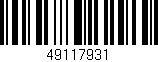 Código de barras (EAN, GTIN, SKU, ISBN): '49117931'
