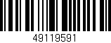 Código de barras (EAN, GTIN, SKU, ISBN): '49119591'