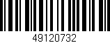Código de barras (EAN, GTIN, SKU, ISBN): '49120732'