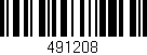 Código de barras (EAN, GTIN, SKU, ISBN): '491208'