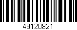Código de barras (EAN, GTIN, SKU, ISBN): '49120821'