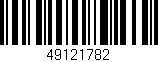 Código de barras (EAN, GTIN, SKU, ISBN): '49121782'