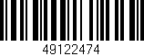 Código de barras (EAN, GTIN, SKU, ISBN): '49122474'