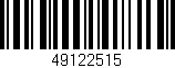 Código de barras (EAN, GTIN, SKU, ISBN): '49122515'