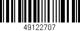 Código de barras (EAN, GTIN, SKU, ISBN): '49122707'