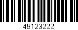 Código de barras (EAN, GTIN, SKU, ISBN): '49123222'