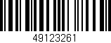 Código de barras (EAN, GTIN, SKU, ISBN): '49123261'