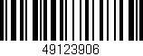 Código de barras (EAN, GTIN, SKU, ISBN): '49123906'