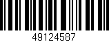 Código de barras (EAN, GTIN, SKU, ISBN): '49124587'