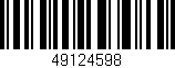 Código de barras (EAN, GTIN, SKU, ISBN): '49124598'