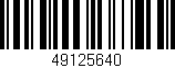 Código de barras (EAN, GTIN, SKU, ISBN): '49125640'
