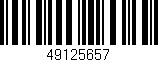 Código de barras (EAN, GTIN, SKU, ISBN): '49125657'