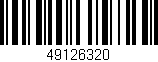 Código de barras (EAN, GTIN, SKU, ISBN): '49126320'