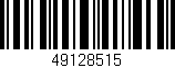Código de barras (EAN, GTIN, SKU, ISBN): '49128515'