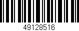 Código de barras (EAN, GTIN, SKU, ISBN): '49128516'