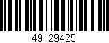 Código de barras (EAN, GTIN, SKU, ISBN): '49129425'