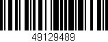 Código de barras (EAN, GTIN, SKU, ISBN): '49129489'
