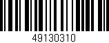 Código de barras (EAN, GTIN, SKU, ISBN): '49130310'