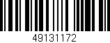 Código de barras (EAN, GTIN, SKU, ISBN): '49131172'