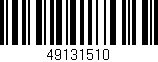Código de barras (EAN, GTIN, SKU, ISBN): '49131510'
