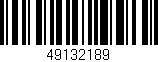 Código de barras (EAN, GTIN, SKU, ISBN): '49132189'