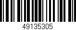Código de barras (EAN, GTIN, SKU, ISBN): '49135305'