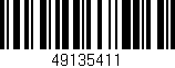 Código de barras (EAN, GTIN, SKU, ISBN): '49135411'