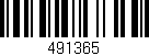 Código de barras (EAN, GTIN, SKU, ISBN): '491365'