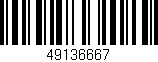 Código de barras (EAN, GTIN, SKU, ISBN): '49136667'