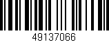 Código de barras (EAN, GTIN, SKU, ISBN): '49137066'