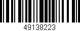 Código de barras (EAN, GTIN, SKU, ISBN): '49138223'