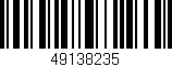 Código de barras (EAN, GTIN, SKU, ISBN): '49138235'