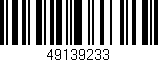 Código de barras (EAN, GTIN, SKU, ISBN): '49139233'