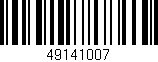 Código de barras (EAN, GTIN, SKU, ISBN): '49141007'