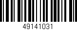 Código de barras (EAN, GTIN, SKU, ISBN): '49141031'