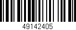 Código de barras (EAN, GTIN, SKU, ISBN): '49142405'