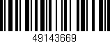 Código de barras (EAN, GTIN, SKU, ISBN): '49143669'