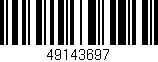 Código de barras (EAN, GTIN, SKU, ISBN): '49143697'