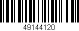 Código de barras (EAN, GTIN, SKU, ISBN): '49144120'