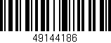 Código de barras (EAN, GTIN, SKU, ISBN): '49144186'