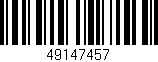Código de barras (EAN, GTIN, SKU, ISBN): '49147457'