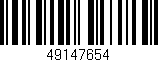 Código de barras (EAN, GTIN, SKU, ISBN): '49147654'